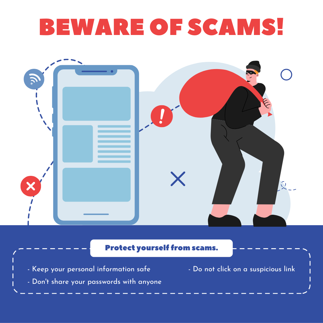 Be Aware of Phishing Scam
