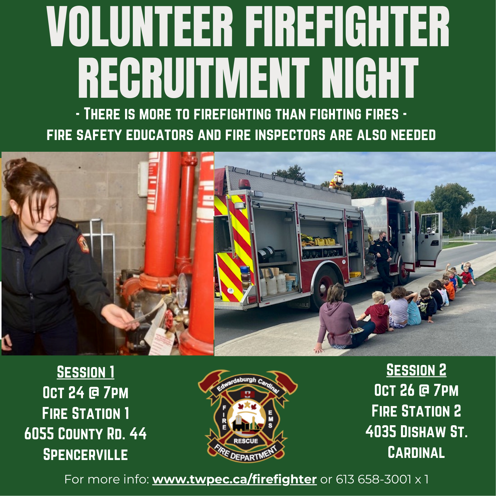 Firefighter Recruitment Night Flyer
