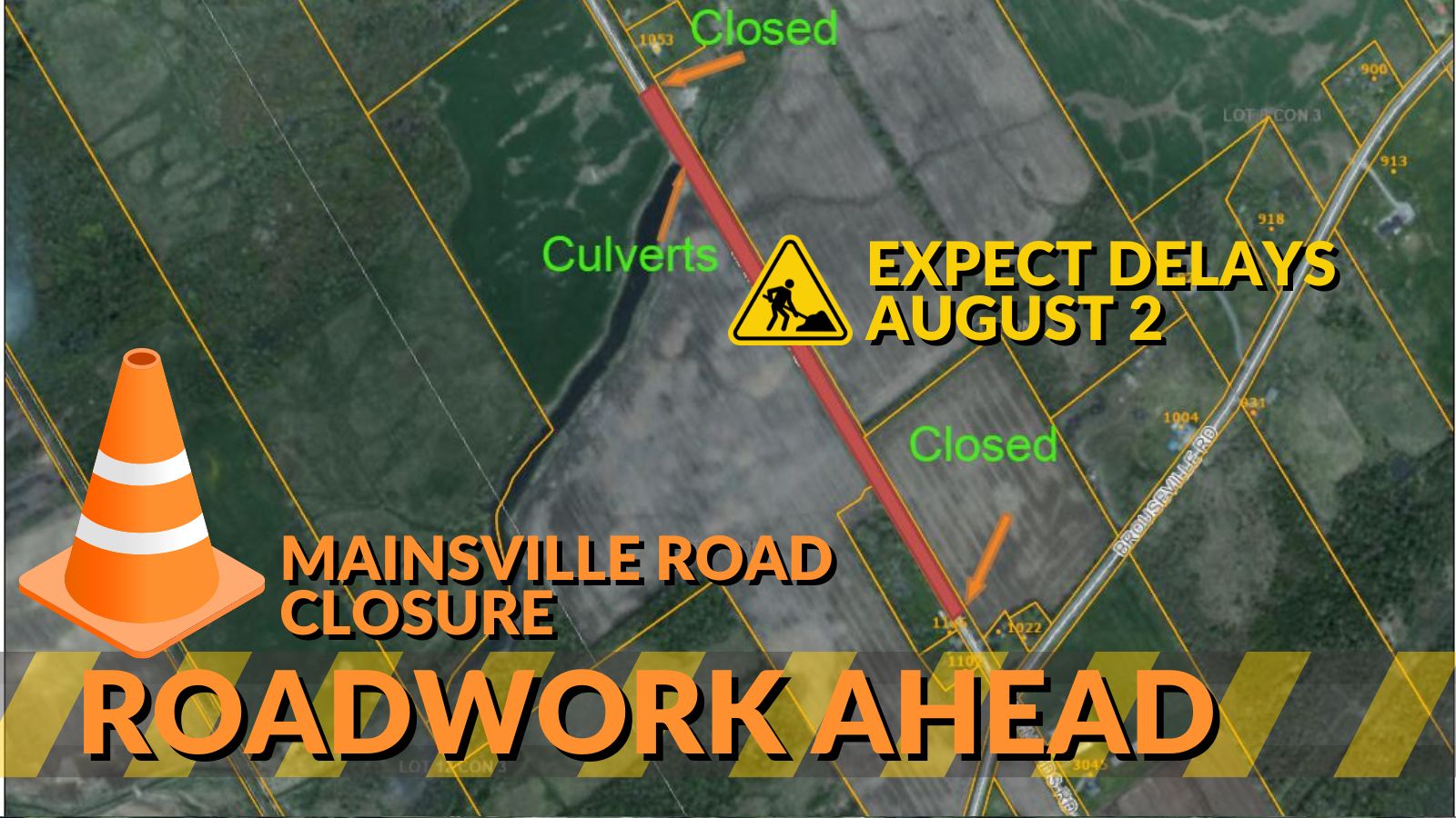Mainville Road Closure