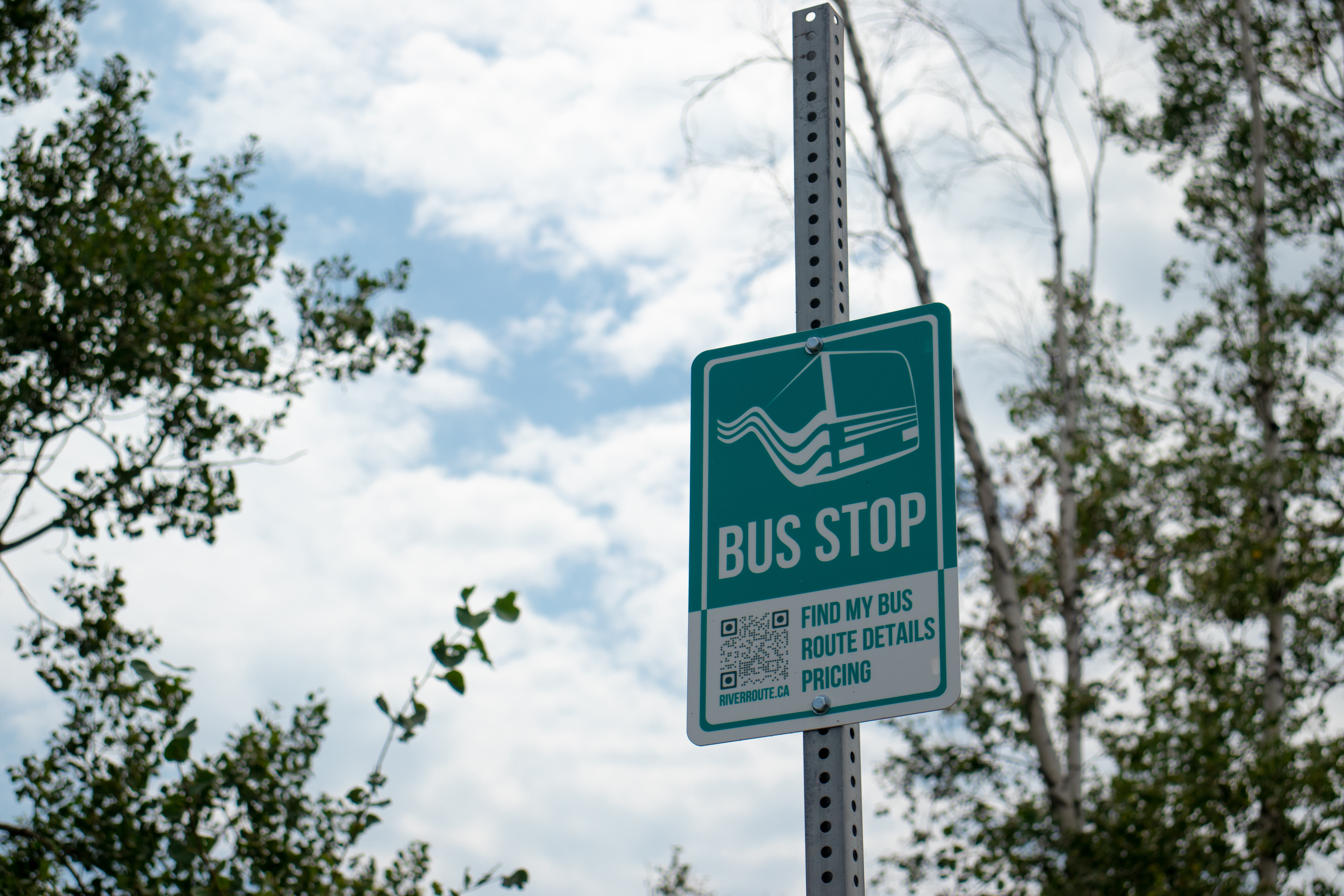 bus stop sign