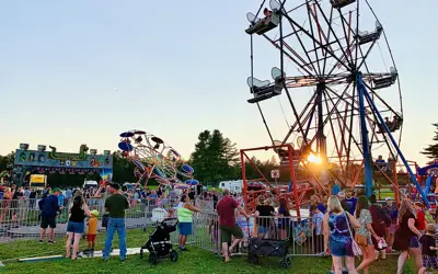 ferris wheel at the Spencerville fair