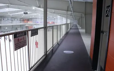 Indoor walking track