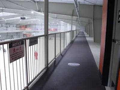 Indoor walking track