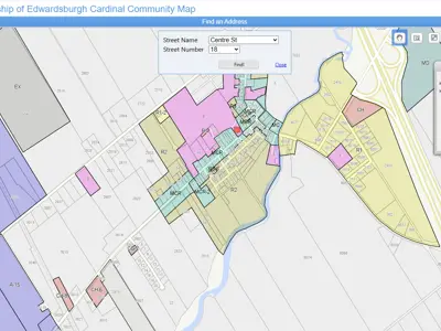 an online zoning map