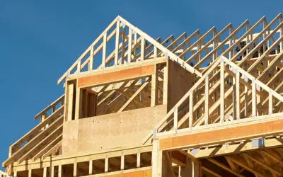 A house under construction