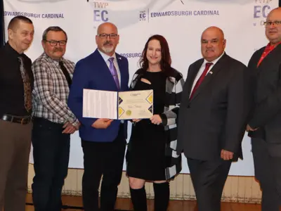 Council with Ann Shorey, Special Award Winner